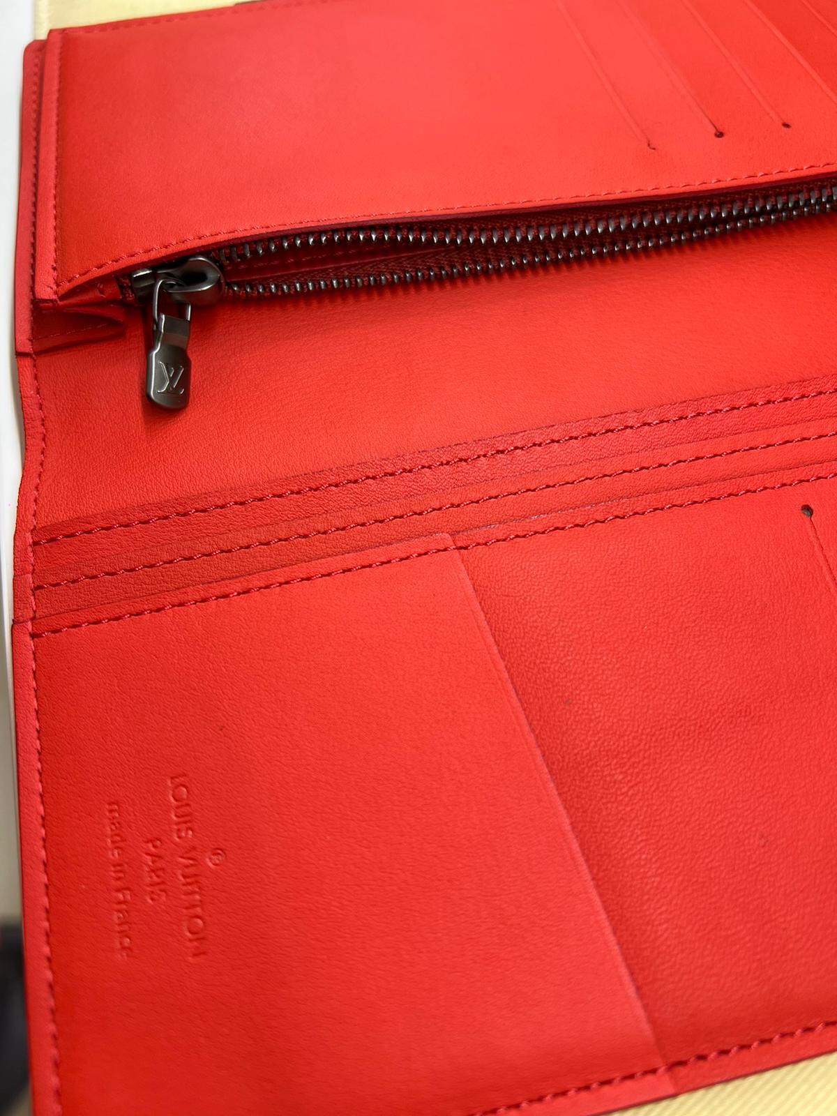 PORTAFOGLIO LOUIS VUITTON GOMMATO ROSSO